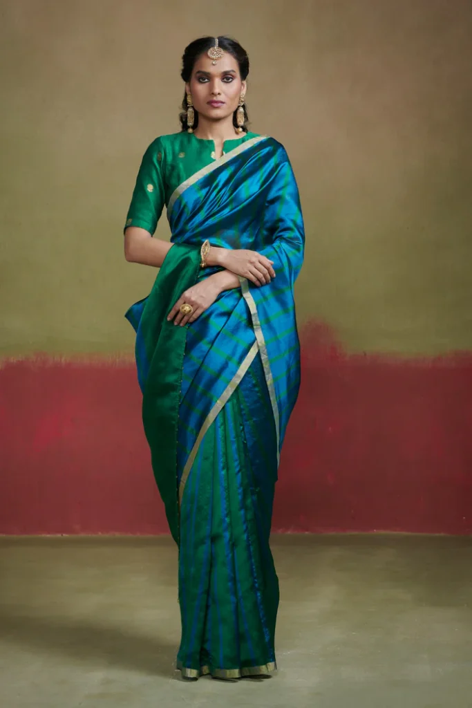 Emerald Green Saree