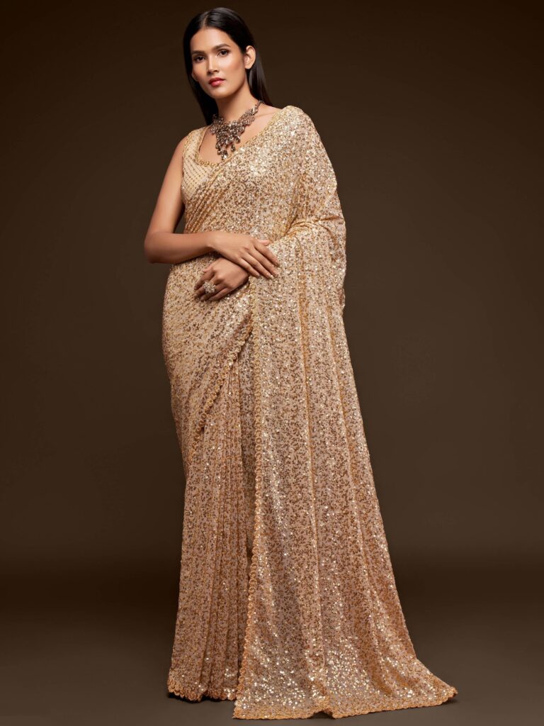 Ivory Saree